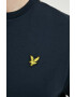 Lyle & Scott Памучна тениска в тъмносиньо - Pepit.bg