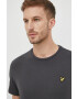 Lyle & Scott Памучна тениска в червено - Pepit.bg