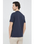 Lyle & Scott Памучна тениска в тъмносиньо с апликация - Pepit.bg