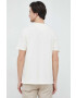 Lyle & Scott Памучна тениска в бежово с апликация - Pepit.bg