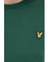 Lyle & Scott Памучна тениска в червено - Pepit.bg