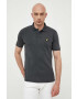 Lyle & Scott Памучна тениска с яка в зелено с изчистен дизайн - Pepit.bg