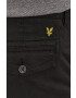 Lyle & Scott Панталон мъжки в черно със стандартна кройка - Pepit.bg