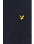 Lyle & Scott Пуловер мъжки в тъмносиньо от лека материя - Pepit.bg