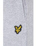 Lyle & Scott Спортен панталон в сиво с изчистен дизайн - Pepit.bg