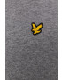 Lyle & Scott Суичър мъжки в сиво с изчистен дизайн - Pepit.bg