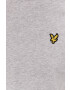 Lyle & Scott Тениска мъжка в сиво с изчистен дизайн - Pepit.bg