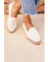 Manebi Еспадрили Flat Espadrilles в бяло O 7.0 N0 - Pepit.bg
