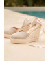 Manebi Еспадрили Heart-Shaped Wedge Espadrilles в бежово O 7.1 WH - Pepit.bg