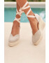 Manebi Еспадрили Heart-Shaped Wedge Espadrilles в бежово O 7.1 WH - Pepit.bg