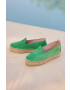 Manebi Велурени еспадрили Double Sole Espadrilles в зелено с платформа R 3.5 D0 - Pepit.bg