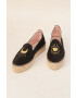 Manebi Велурени еспадрили Double Sole Espadrilles в черно F 6.5 D0 - Pepit.bg