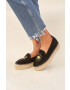 Manebi Велурени еспадрили Double Sole Espadrilles в черно F 6.5 D0 - Pepit.bg