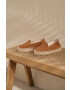 Manebi Велурени еспадрили Double Sole Espadrilles в кафяво с платформа R 3.9 D0 - Pepit.bg