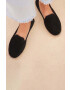 Manebi Велурени еспадрили Double Sole Espadrilles в черно с платформа K 1.0 D0 - Pepit.bg