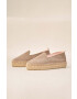 Manebi Велурени еспадрили Double Sole Espadrilles в кафяво с платформа W 1.9 D0 - Pepit.bg