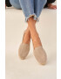 Manebi Велурени еспадрили Double Sole Espadrilles в кафяво с платформа W 1.9 D0 - Pepit.bg