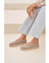 Manebi Велурени еспадрили Flat Espadrilles в кафяво W 1.9 N0 - Pepit.bg