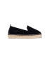 Manebi Велурени еспадрили Flat Espadrilles в черно K 1.0 N0 - Pepit.bg