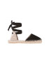 Manebi Велурени еспадрили Flat Valenciana Espadrilles в черно K 1.0 P0 - Pepit.bg
