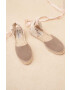 Manebi Велурени еспадрили Flat Valenciana Espadrilles в кафяво K 1.9 P0 - Pepit.bg
