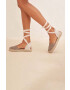 Manebi Велурени еспадрили Flat Valenciana Espadrilles в кафяво K 1.9 P0 - Pepit.bg