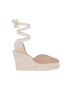 Manebi Велурени еспадрили Heart-Shaped Wedge Espadrilles в кафяво W 1.9 WH - Pepit.bg