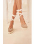 Manebi Велурени еспадрили Heart-Shaped Wedge Espadrilles в кафяво W 1.9 WH - Pepit.bg