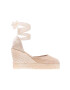 Manebi Велурени еспадрили Wedge Espadrilles в бежово M 1.1 WV - Pepit.bg