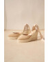 Manebi Велурени еспадрили Wedge Espadrilles в бежово M 1.1 WV - Pepit.bg
