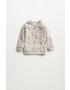 Mango Kids Бебешки суичър Flora - Pepit.bg