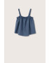 Mango Kids Детска блуза Indigo - Pepit.bg