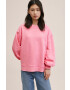 Mango Kids Детска памучна блуза Fluor - Pepit.bg
