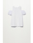 Mango Kids Детска памучна блуза Lili 110-164 cm - Pepit.bg