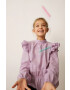 Mango Kids Детска памучна блуза Yvette 116-164 cm - Pepit.bg