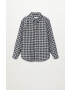 Mango Kids Детска памучна риза Double 110-164 cm - Pepit.bg