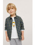 Mango Kids Детска памучна риза Peter - Pepit.bg