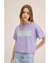 Mango Kids Детска памучна тениска East - Pepit.bg