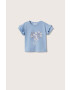 Mango Kids Детска памучна тениска Helen - Pepit.bg