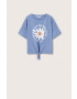 Mango Kids Детска памучна тениска Hippie - Pepit.bg
