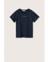 Mango Kids Детска памучна тениска Mangofis-h - Pepit.bg