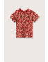 Mango Kids Детска памучна тениска Mangofis-h - Pepit.bg