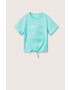 Mango Kids Детска памучна тениска Surfy - Pepit.bg