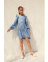 Mango Kids Детска рокля Cara 110-164 cm - Pepit.bg