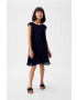 Mango Kids Детска рокля Pleat 110-164 cm - Pepit.bg