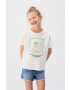 Mango Kids Детска тениска Dogs 110-164 cm - Pepit.bg