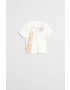 Mango Kids Детска тениска Giraffe 80-104 cm - Pepit.bg