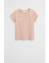 Mango Kids Детска тениска Merci 110-164 cm - Pepit.bg