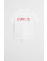 Mango Kids Детска тениска Mnglove 110-164 cm - Pepit.bg