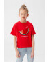 Mango Kids Детска тениска Piru 110-164 cm - Pepit.bg